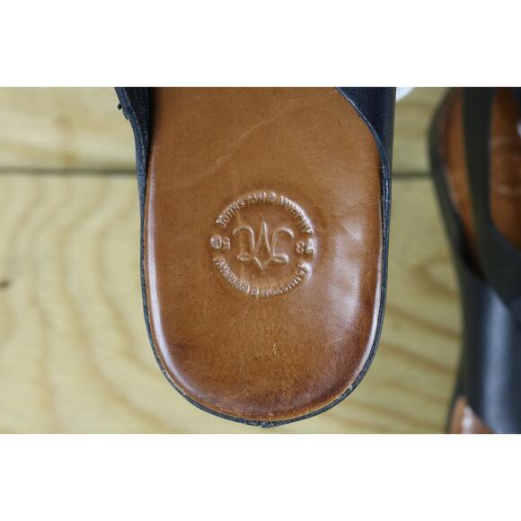 Johnston and Murphy  Sandals Womens 8M Black Leather Sonya Thong Buckle Shoes - Picture 6 of 8